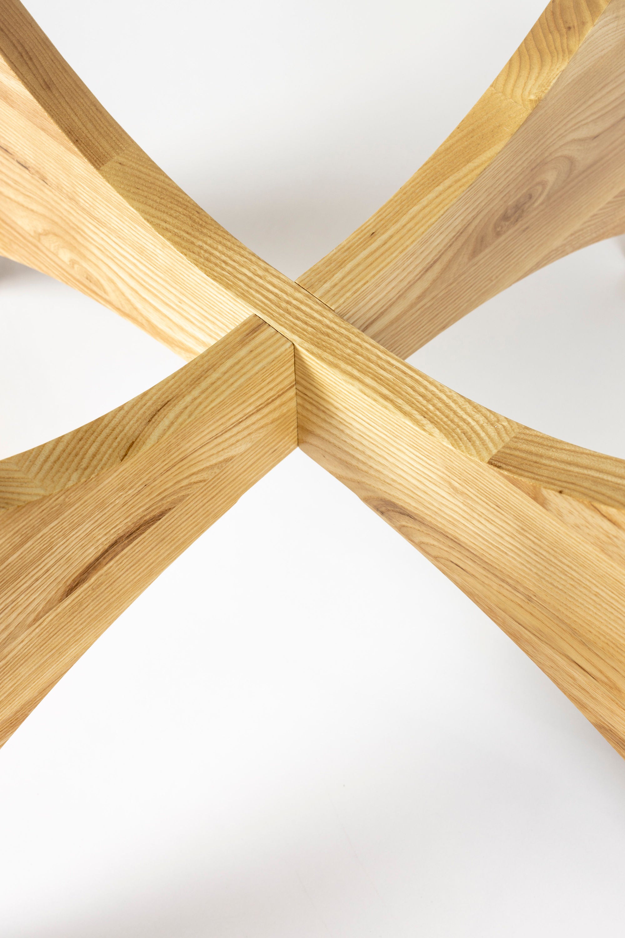 Zuiver Kobe Natural Oak Wood & Glass Coffee Table